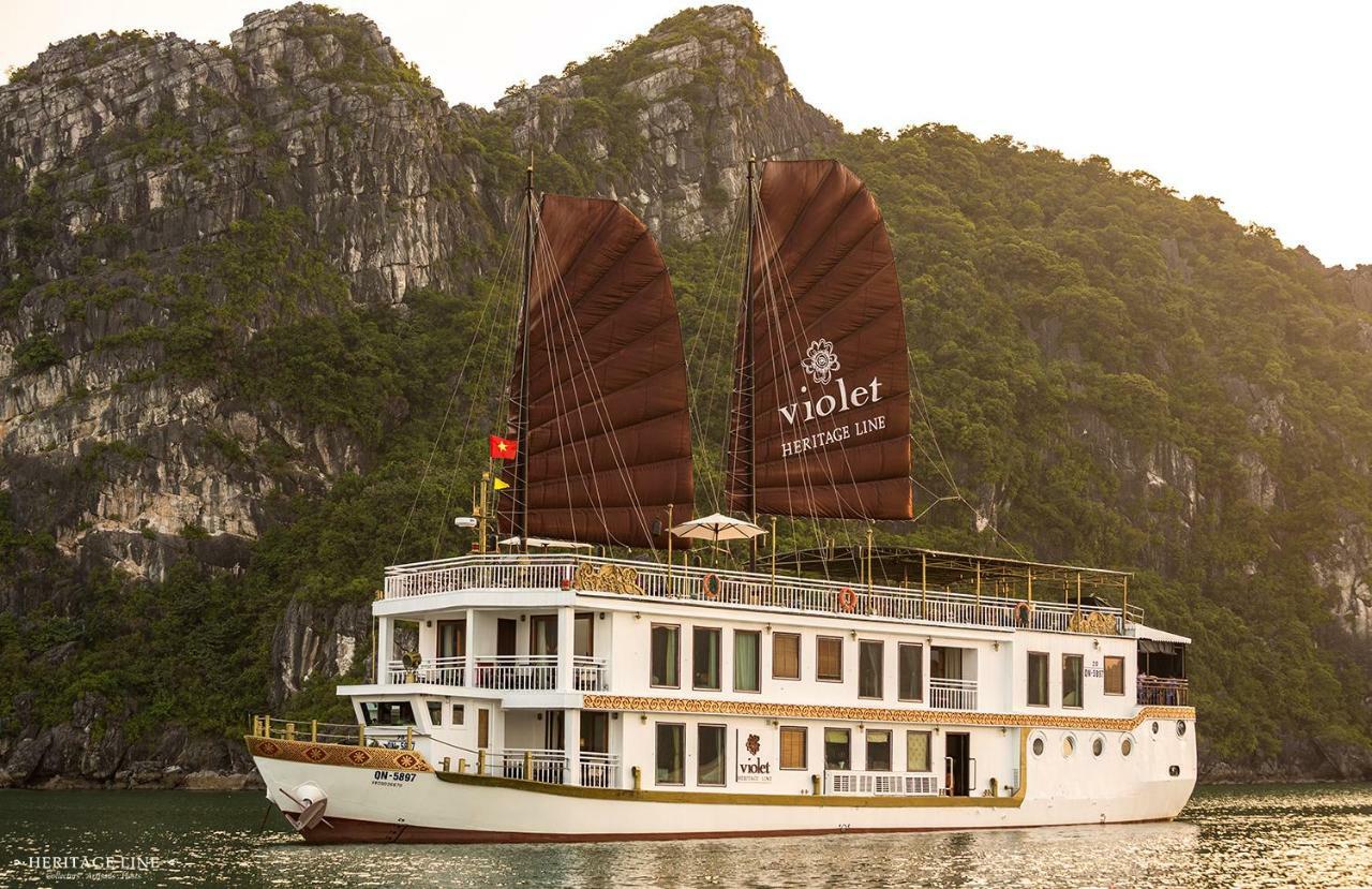 Heritage Line Violet Cruise - Halong Bay & Lan Ha Bay Hạ Long-öböl Kültér fotó